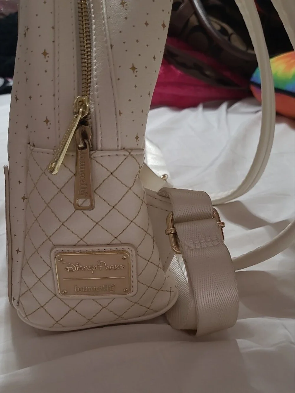 Disney 50th Anniversary Ivory Castle Print Mini Backpack - Women Bags